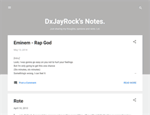 Tablet Screenshot of dxjayrocksnotes.blogspot.com