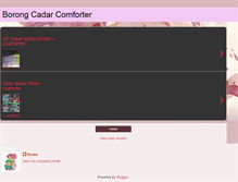 Tablet Screenshot of borongcadarcomforter.blogspot.com