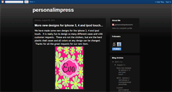 Desktop Screenshot of personalimpress.blogspot.com