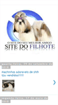 Mobile Screenshot of filhotesdeshihtzu.blogspot.com