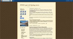 Desktop Screenshot of fned34606spring10.blogspot.com