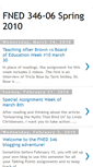 Mobile Screenshot of fned34606spring10.blogspot.com
