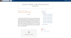 Desktop Screenshot of geico-free-car-insurance-quote.blogspot.com