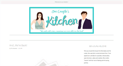 Desktop Screenshot of onecoupleskitchen.blogspot.com