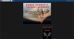 Desktop Screenshot of bobbysharpestechertainment.blogspot.com