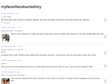 Tablet Screenshot of myfavoritecolourisshiny.blogspot.com
