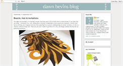 Desktop Screenshot of dawnbevinsdesign.blogspot.com