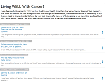 Tablet Screenshot of changeforcancerwellness.blogspot.com