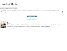 Tablet Screenshot of neplakej-deniso.blogspot.com