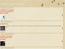 Tablet Screenshot of jableapuntapala.blogspot.com