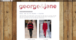 Desktop Screenshot of georgeandjane.blogspot.com