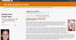 Desktop Screenshot of allaboutbichonfrise.blogspot.com