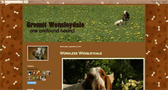 Desktop Screenshot of gromitwensleydale.blogspot.com