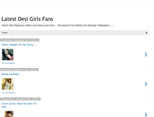 Tablet Screenshot of latestgirlsfans.blogspot.com