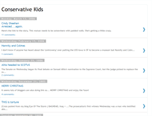 Tablet Screenshot of conservative-kids.blogspot.com