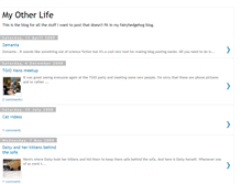 Tablet Screenshot of myotherlife-fairyhedgehog.blogspot.com
