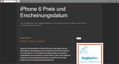 Desktop Screenshot of iphone6preis.blogspot.com