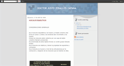 Desktop Screenshot of doctor-justo-zeballos.blogspot.com