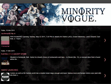 Tablet Screenshot of minorityvogue.blogspot.com