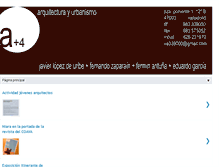 Tablet Screenshot of amas4arquitectura.blogspot.com