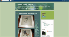 Desktop Screenshot of fumblefingersantiques.blogspot.com