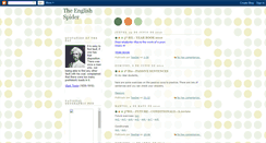 Desktop Screenshot of englishspider.blogspot.com
