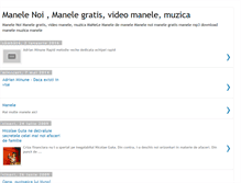 Tablet Screenshot of manele24.blogspot.com