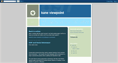 Desktop Screenshot of kaneviewpoint.blogspot.com