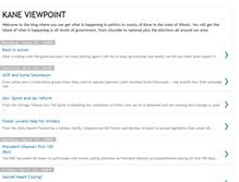 Tablet Screenshot of kaneviewpoint.blogspot.com