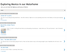 Tablet Screenshot of mexicobymotorhome.blogspot.com