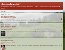 Tablet Screenshot of chronicallymommy.blogspot.com