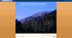 Desktop Screenshot of inthesbmountains.blogspot.com