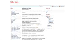 Desktop Screenshot of haber-sitem.blogspot.com