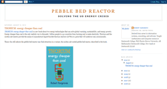Desktop Screenshot of pebblebedreactor.blogspot.com