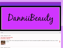 Tablet Screenshot of danniibeauty.blogspot.com