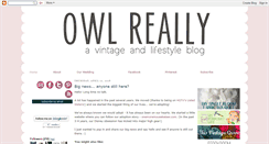 Desktop Screenshot of owlreally.blogspot.com