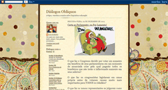 Desktop Screenshot of dialogosobliquos.blogspot.com