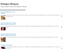 Tablet Screenshot of dialogosobliquos.blogspot.com