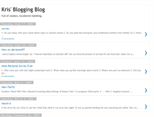 Tablet Screenshot of krissbloggingblog.blogspot.com