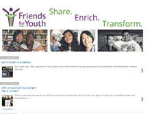 Tablet Screenshot of friendsforyouth.blogspot.com