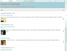 Tablet Screenshot of dreamofsavings.blogspot.com