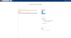 Desktop Screenshot of onefive9.blogspot.com