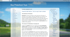 Desktop Screenshot of buypreschooltoys.blogspot.com