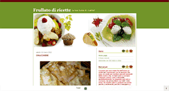 Desktop Screenshot of frullatodiricette.blogspot.com