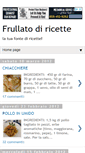 Mobile Screenshot of frullatodiricette.blogspot.com