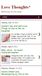 Mobile Screenshot of lovethoughtszarah.blogspot.com