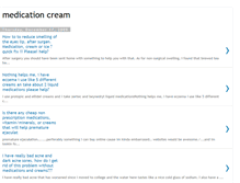 Tablet Screenshot of medication-cream-e.blogspot.com