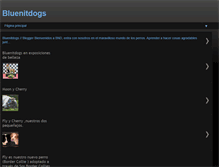 Tablet Screenshot of elperroazulbluenitdogs.blogspot.com