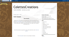 Desktop Screenshot of colettescreations.blogspot.com