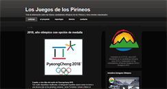 Desktop Screenshot of pirineos-olimpicos.blogspot.com